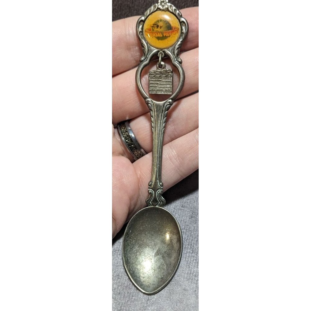 Vintage Collectible Silver Plated Universal Pictures Spoon